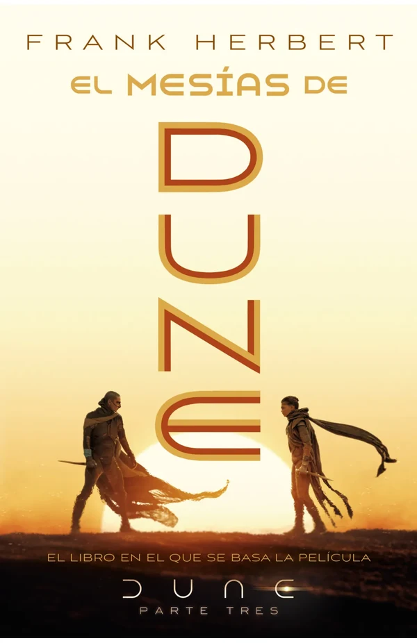 Portada de «El mesías de Dune (edición película) (Las crónicas de Dune 2)», de Frank Herbert