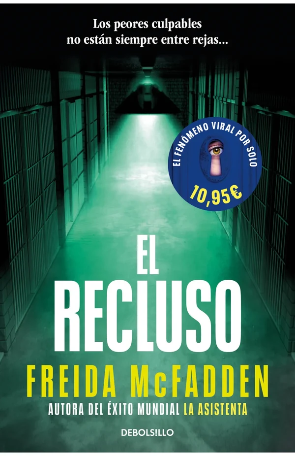 Portada de «El recluso», de Freida McFadden