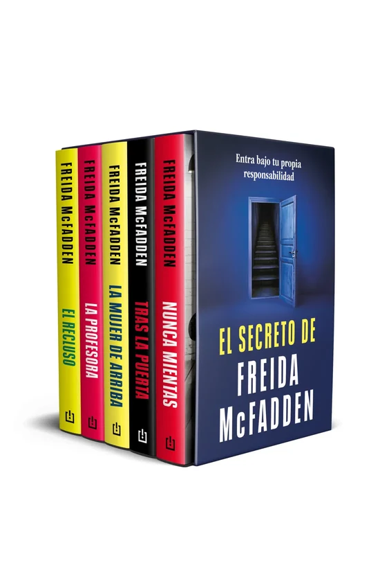 Portada de «Estuche El secreto de Freida McFadden», de Freida McFadden
