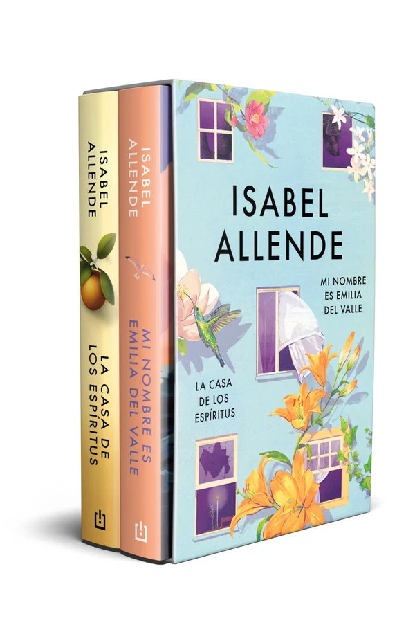 Portada de «Estuche La casa de los espíritus | Mi nombre es Emilia del Valle», de Isabel Allende