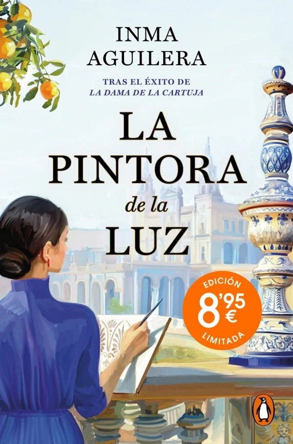 Portada de «La pintora de la luz (edición limitada) (La Cartuja 2)», de Inma Aguilera