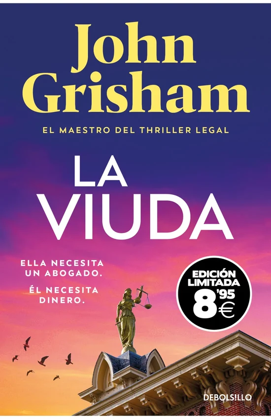 Portada de «La viuda (edición limitada · Black Friday)», de John Grisham