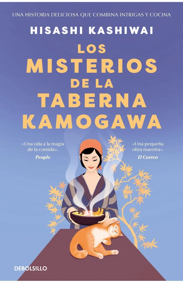 Portada de «Los misterios de la taberna Kamogawa (Taberna Kamogawa 1)», de Hisashi Kashiwai