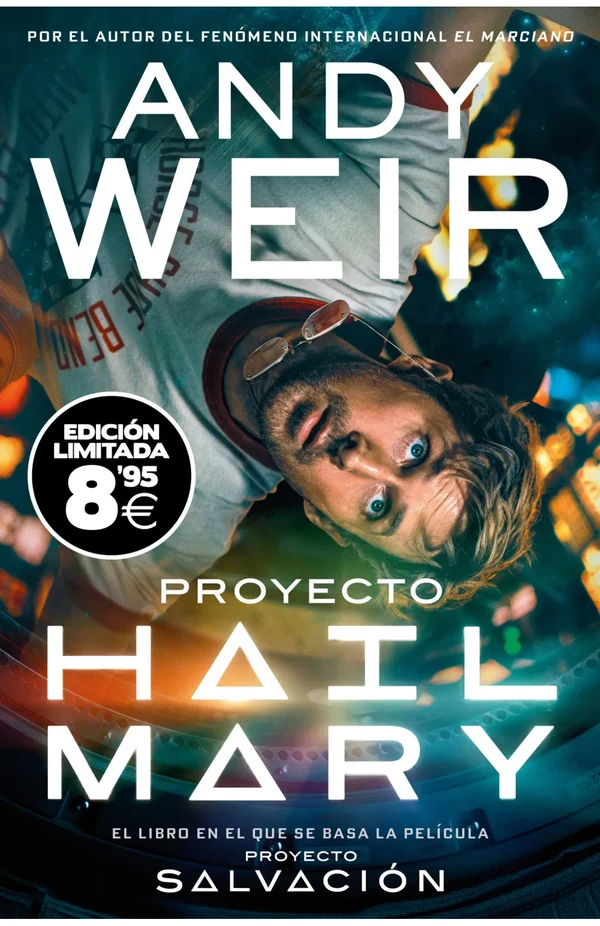 Portada de «Proyecto Hail Mary (edición limitada · Black Friday) (edición película)», de Andy Weir