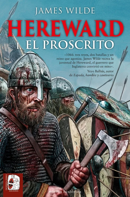 Portada de «Hereward. El proscrito», de James Wilde