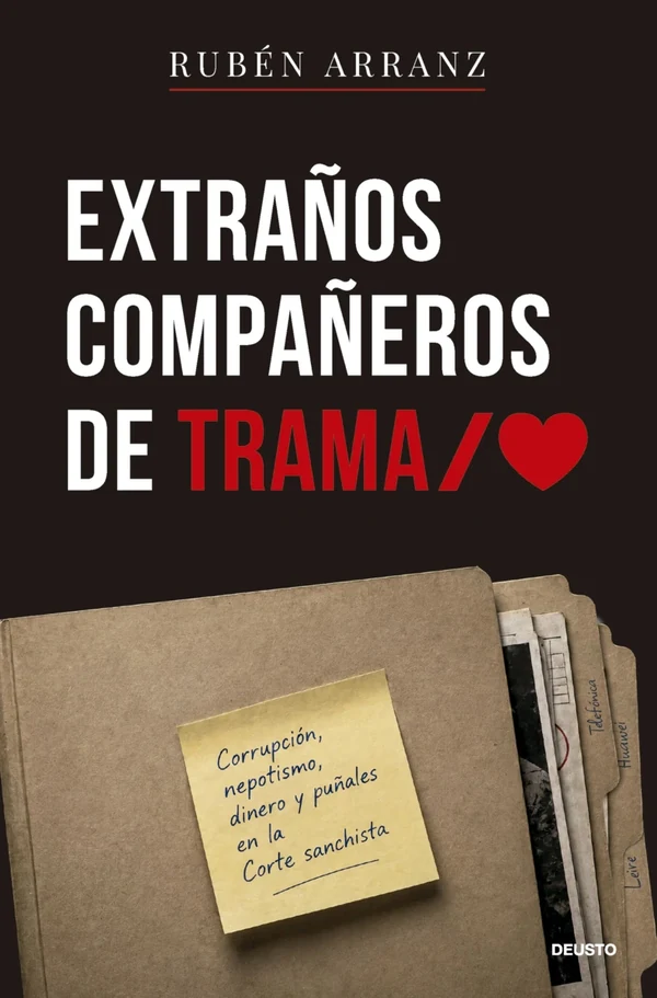 Portada de «Extraños compañeros de trama», de Rubén Arranz