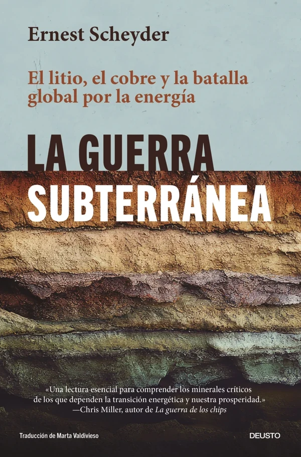 Portada de «La guerra subterránea», de Ernest Scheyder