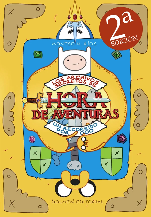 Portada de «LOS ARCHIVOS SECRETOS DE HORA DE AVENTURAS», de Montse Navarro Rios