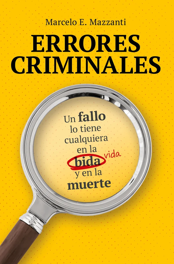 Portada de «Errores criminales», de Marcelo E. Mazzanti