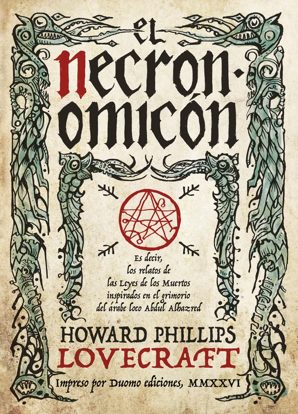 Portada de «Necronomicón», de H. P. Lovecraft