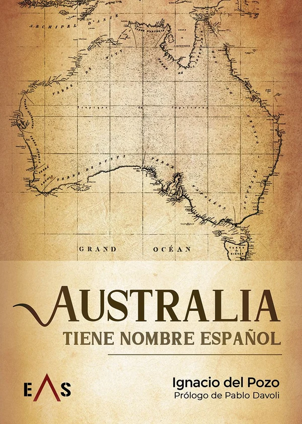 Portada de «Australia tiene nombre español», de Ignacio del Pozo