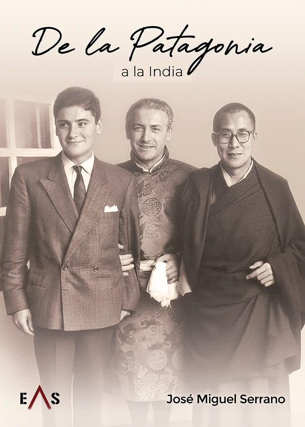 Portada de «De la Patagonia a la India», de José Miguel Serrano