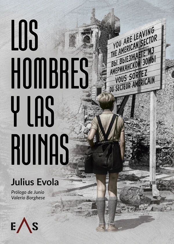 Portada de «Los hombres y las ruinas», de Julius Evola