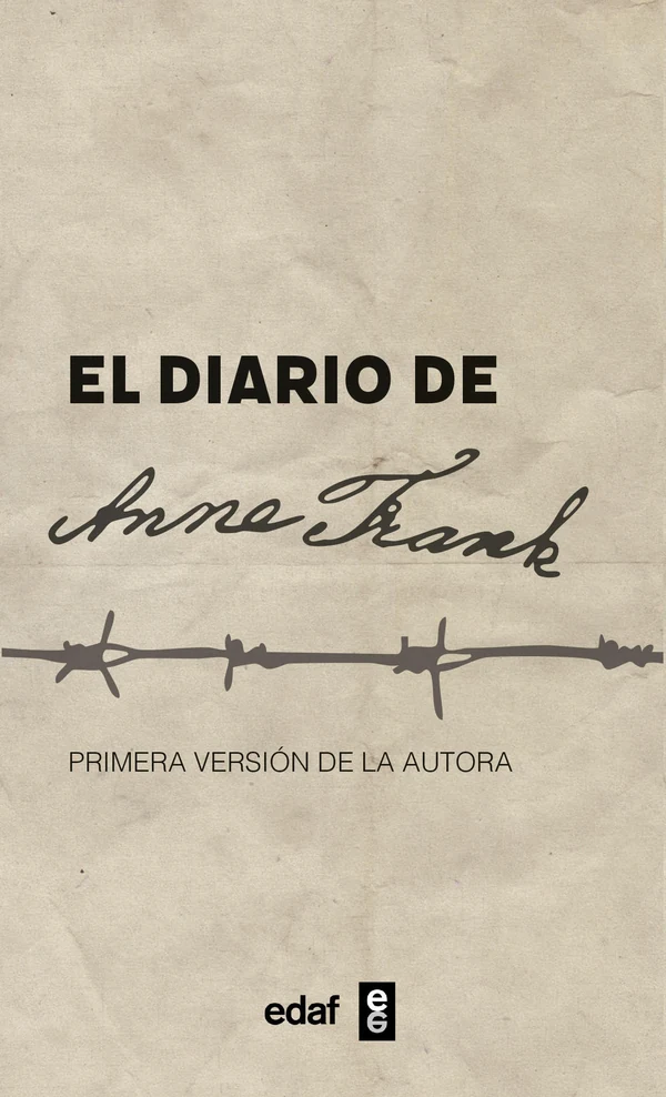 Portada de «El diario de Anne Frank», de Anne Frank