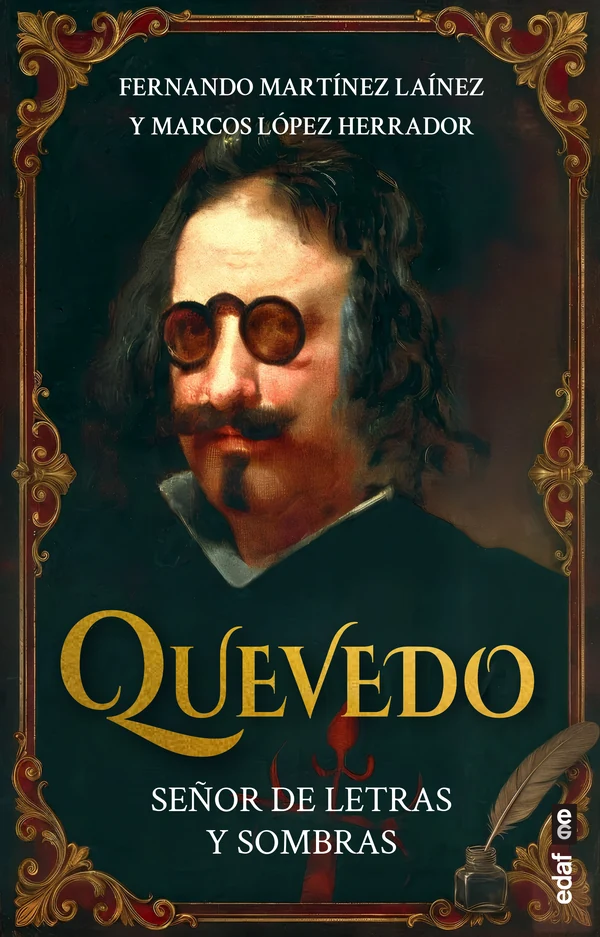 Portada de «Quevedo», de Marcos López Herrador