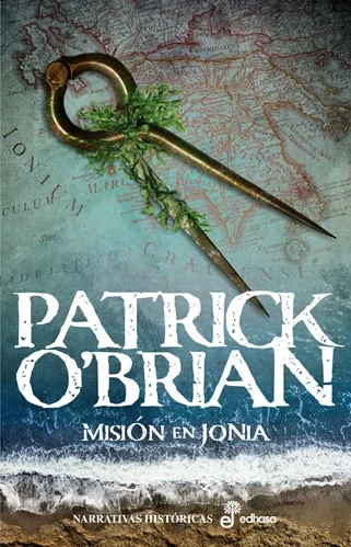 Portada de «Misión en Jonia VIII», de Patrick O'Brian
