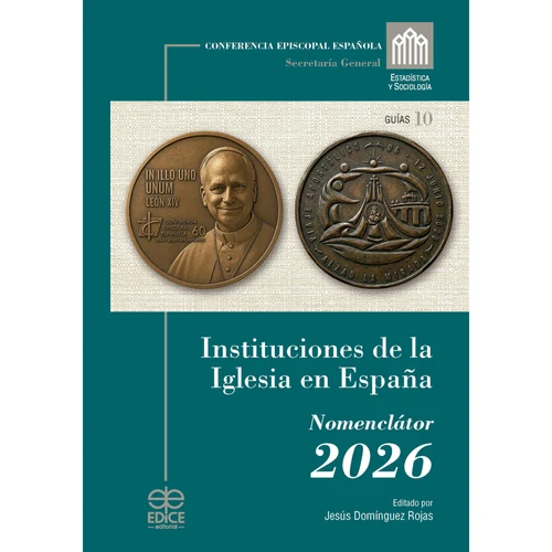 Portada de «Instituciones de la Iglesia en España. Nomenclátor 2026», de Oficina De Estadística Y Sociología