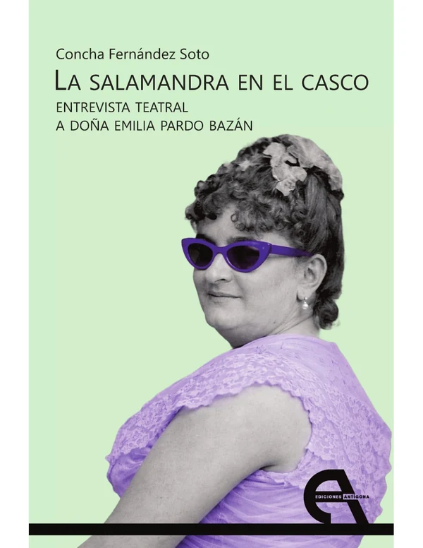 Portada de «La Salamandra en el casco», de Concha Fernández Soto