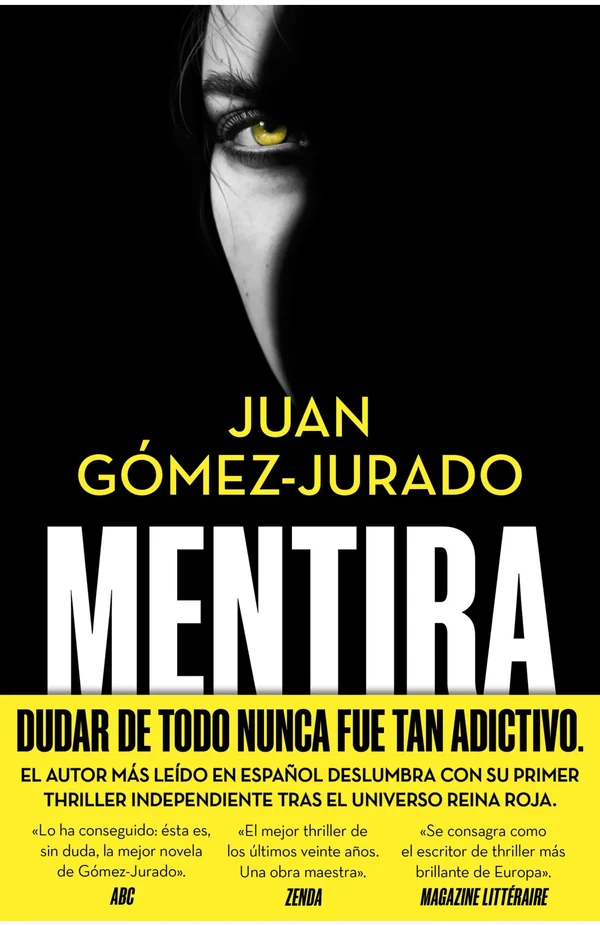 Portada de «Mentira», de Juan Gómez-Jurado