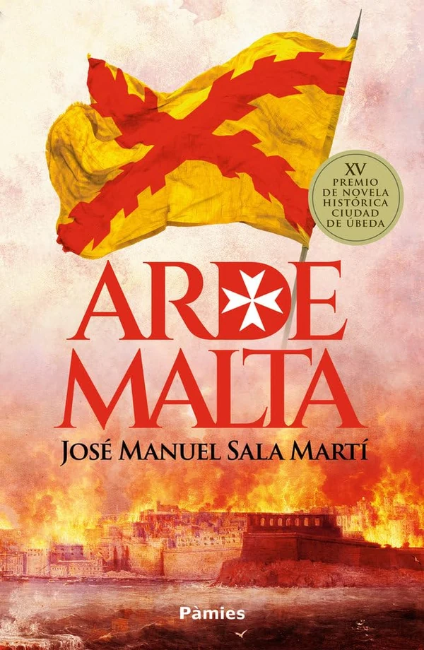 Portada de «Arde malta», de José Manuel Salas