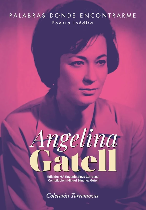 Portada de «Palabras donde encontrarme. Poesía inédita», de Angelina Gatell