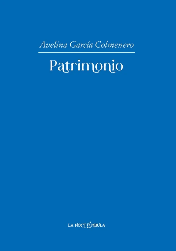 Portada de «Patrimonio», de Avelina García Colmenero