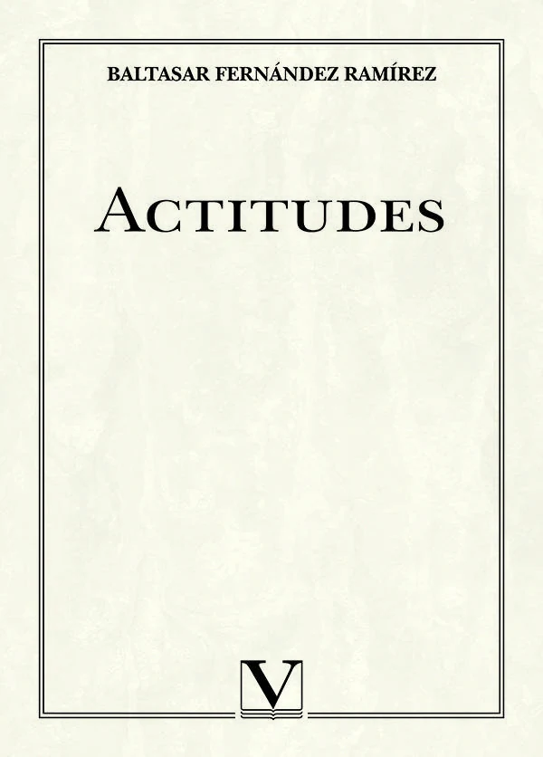 Portada de «Actitudes», de Baltasar Fernández Ramírez