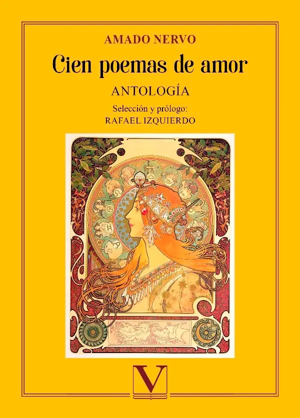 Portada de «Cien poemas de amor. Antología», de Amado Nervo