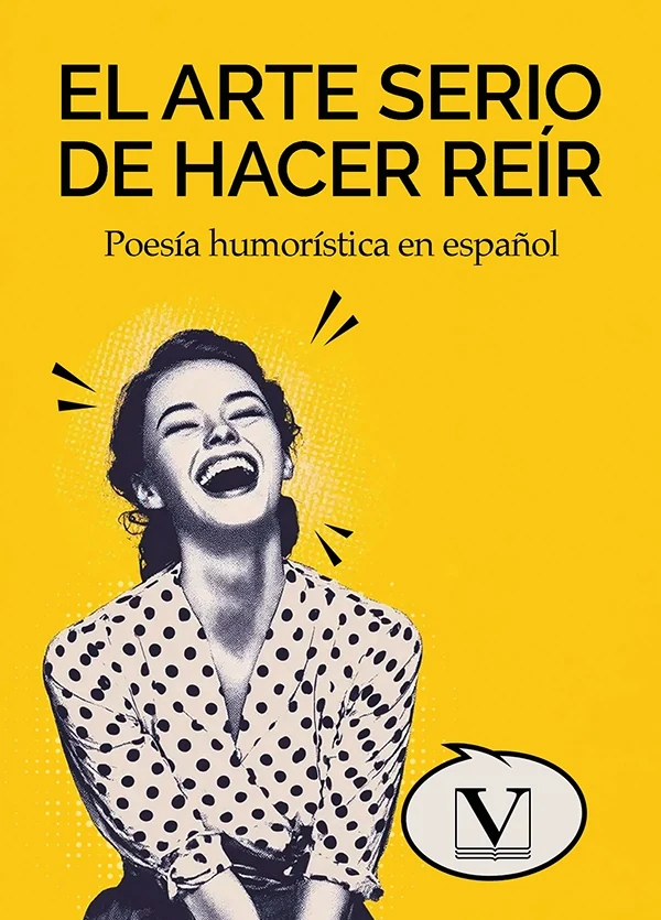 Portada de «El arte serio de hacer reír. Poesía humorística en español», de VV. AA.