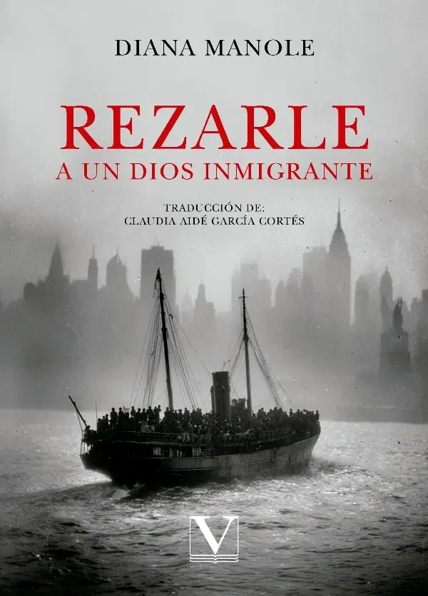 Portada de «Rezarle a un dios inmigrante», de Diana Manole