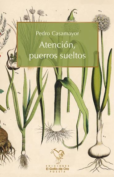 Portada de «ATENCIÓN, PUERROS SUELTOS», de Pedro Casamayor