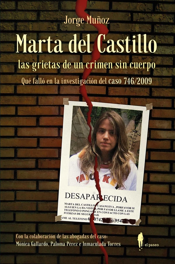 Portada de «Marta del Castillo. Las grietas de un crimen sin cuerpo», de Jorge Muñoz