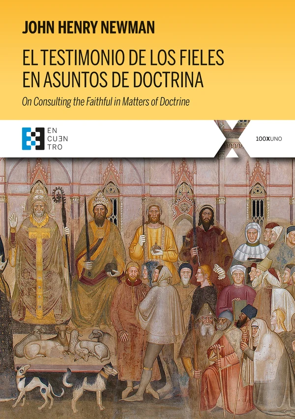 Portada de «El testimonio de los fieles en asuntos de doctrina», de John Henry Newman