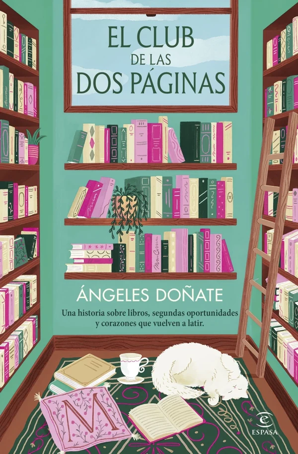 Portada de «El Club de las Dos Páginas», de Ángeles Doñate