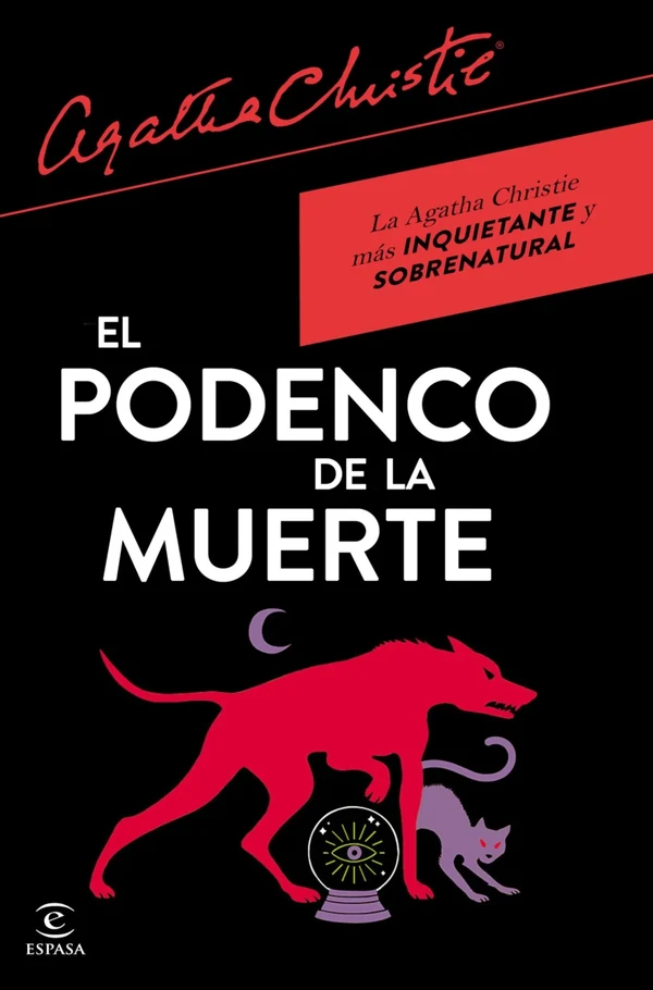 Portada de «El podenco de la muerte», de Agatha Christie