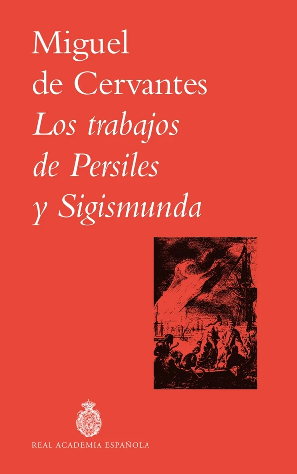 Portada de «Los trabajos de Persiles y Sigismunda», de Miguel de Cervantes