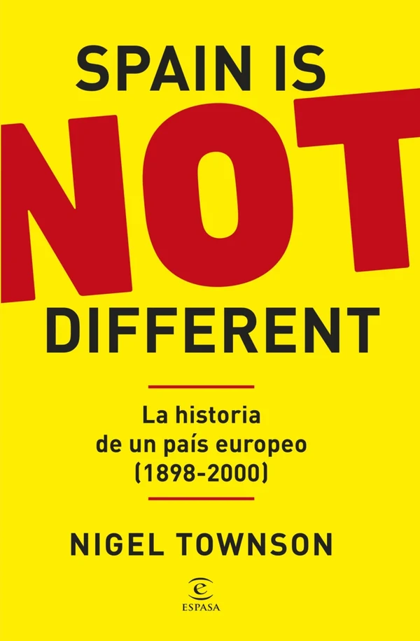 Portada de «Spain is NOT different», de Nigel Townson