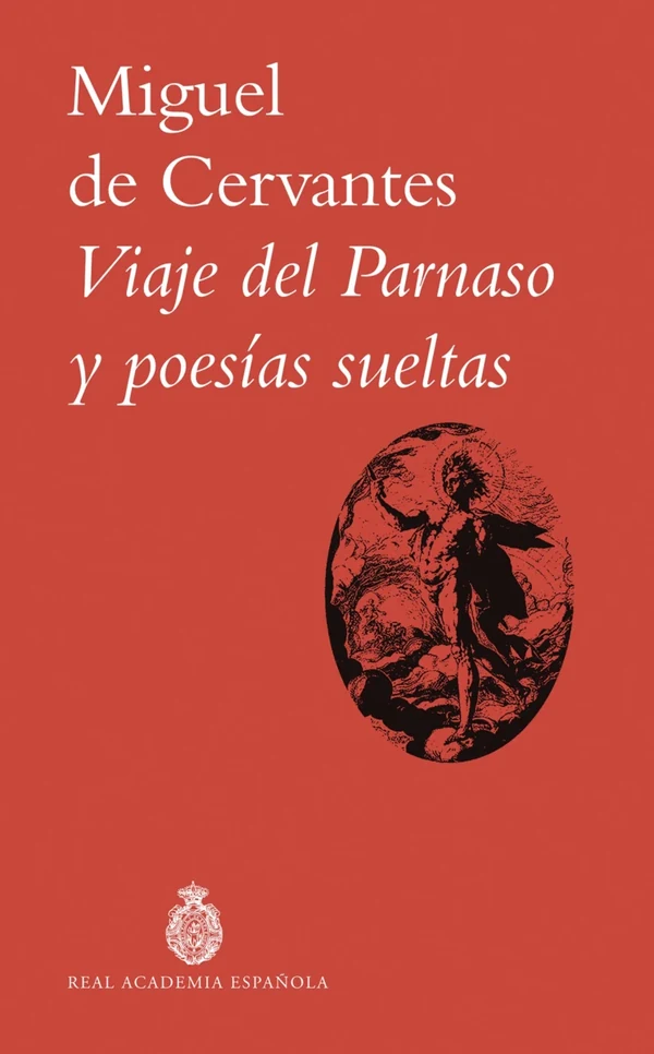 Portada de «Viaje del Parnaso y poesías sueltas», de Miguel de Cervantes