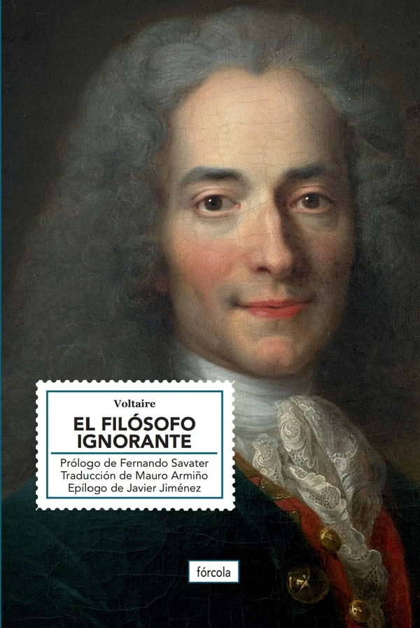 Portada de «El filósofo ignorante», de Voltaire