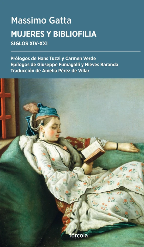 Portada de «Mujeres y bibliofilia», de Massimo Gatta, Nieves Baranda