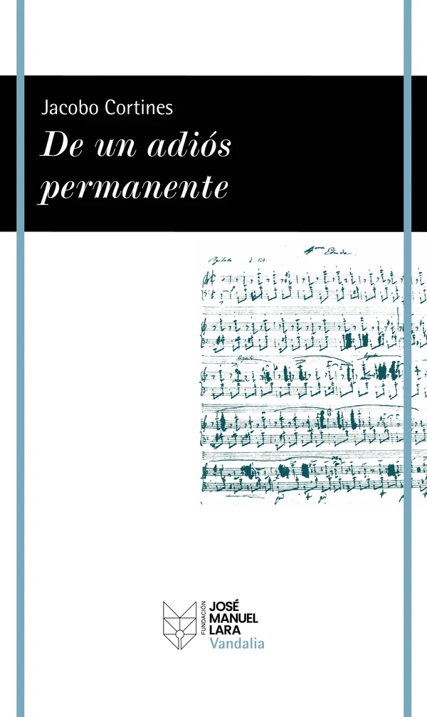 Portada de «De un adiós permanente», de Jacobo Cortines