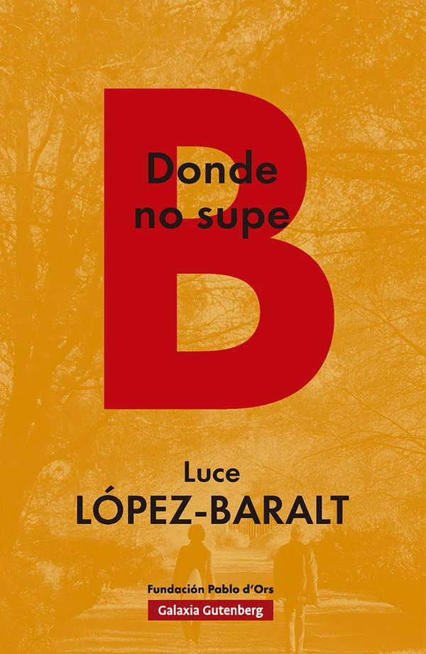 Portada de «Donde no supe», de Luce López-Baralt