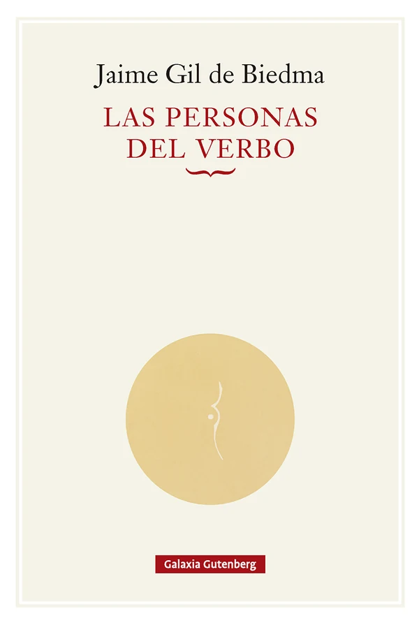 Portada de «Las personas del verbo», de Jaime Gil de Biedma