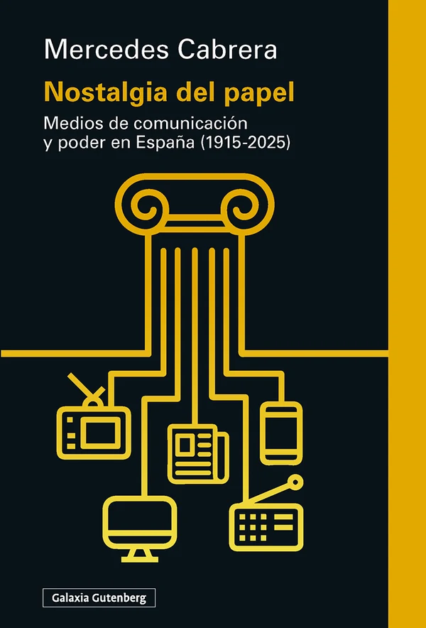 Portada de «Nostalgia del papel», de Mercedes Cabrera