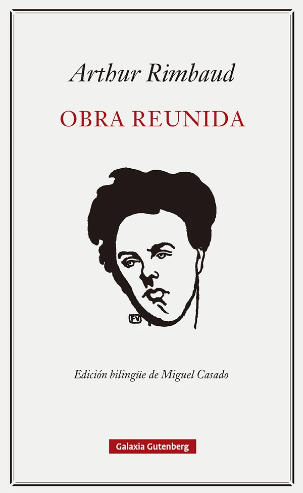 Portada de «Obra reunida», de Arthur Rimbaud