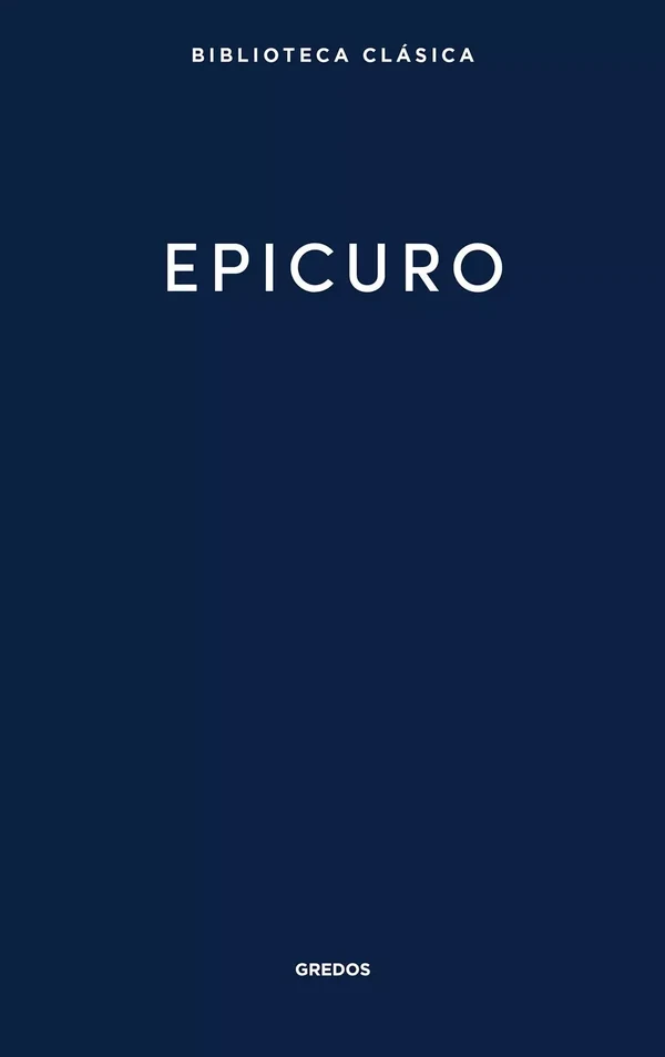 Portada de «Epicuro», de Epicuro y otros