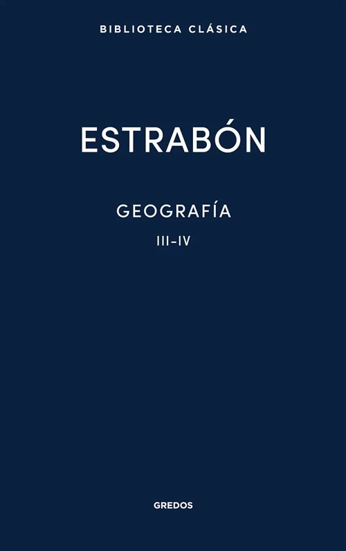 Portada de «Geografía II. Libros III-IV», de Estrabón