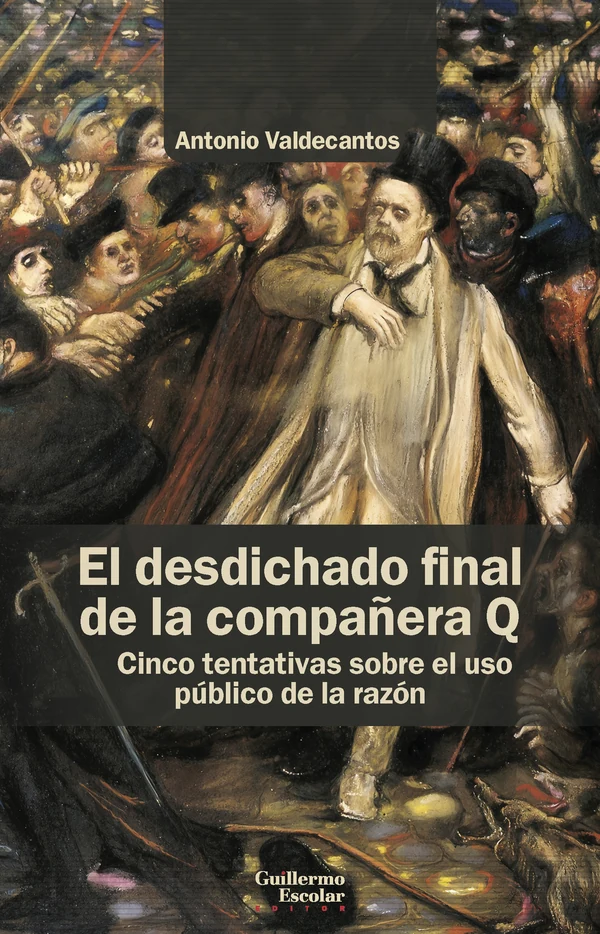 Portada de «El desdichado final de la compañera Q», de Antonio Valdecantos