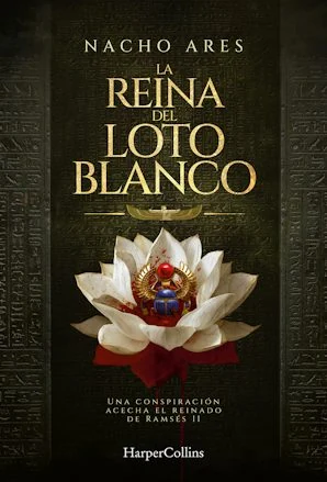 Portada de «La reina del loto blanco», de Nacho Ares
