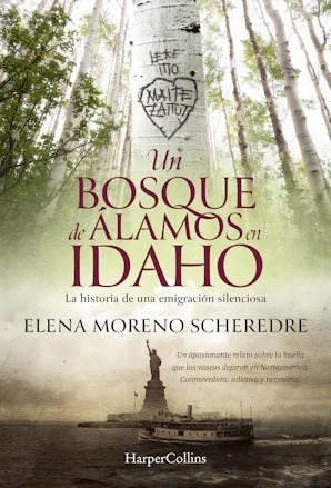 Portada de «Un bosque de álamos en Idaho», de Elena Moreno Scheredre